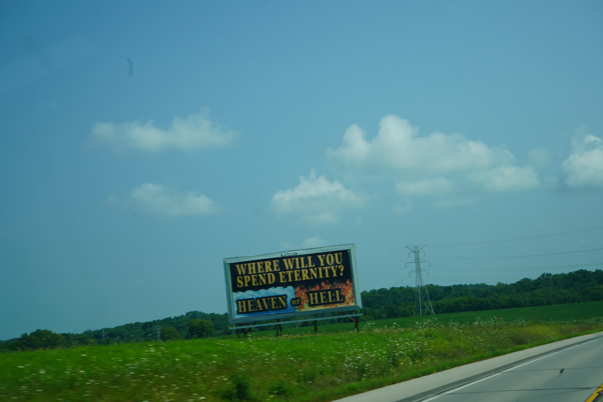 Heaven or Hell billboard